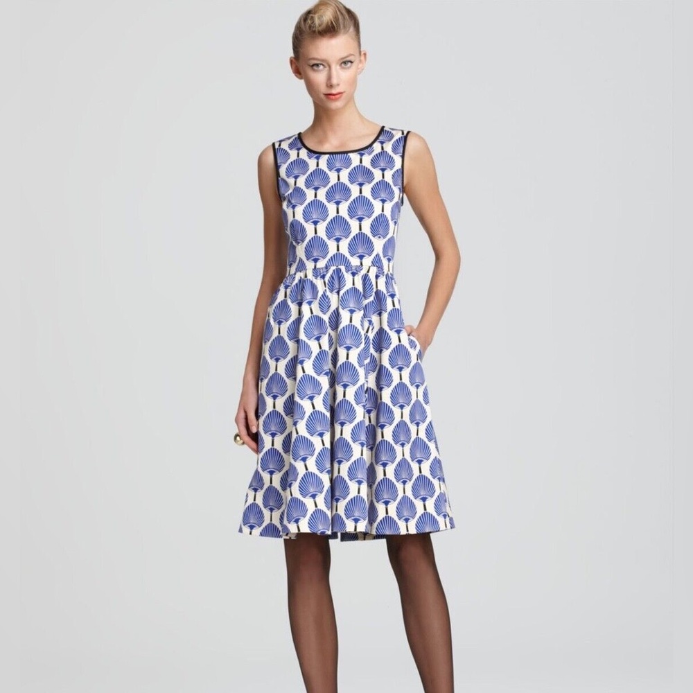Rare NWOT Kate Spade Florence Broadhurst Matty Fan Print Dress